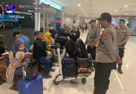 Sat Binmas Polres Bandara Ngurah Rai Gencarkan Imbauan Kamtibmas