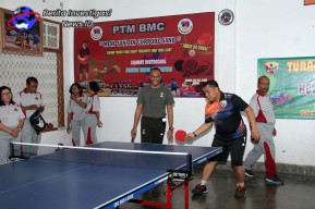 Kodam IX Udayana Gelar Turnamen Tenis Meja Meriahkan HUT ke 52 Korpri