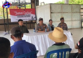 Polsek Kutsel Jalin Komunikasi Sosial Dengan Warga Melalui Jumat Curhat
