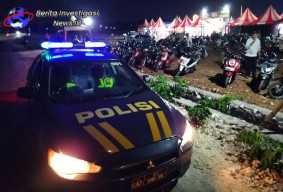 Strategi Pelihara Kamtibmas, Polsek Kutsel Rutin Gelar Blue Light Patrol