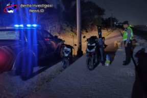 Polsek Dentim Rutin Gelar Blue Light Patrol Sebagai Upaya Tindakan Preemtif dan Preventif