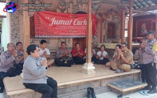 Polsek Dentim Gelar Jumat Curhat Bangun Kemitraan Dengan Masyarakat