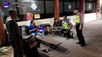 Patroli malam Polsek Dentim Sebagai Upaya dan Langkah Untuk Keamanan Warga