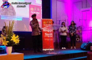 Kapolsek: "Keamanan dan Ketertiban Itu Menjadi Tanggung Jawab Bersama, Mari Jemaat Bersama Polri Menjaga Situasi Kondusif"