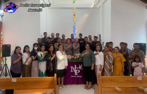 Polda Bali Gelar Minggu Kasih di Greja Al Sadae