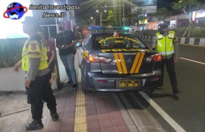 Cegah Kejahatan Konvensional, Polsek Kutsel Rutin Gelar Blue Light Patrol