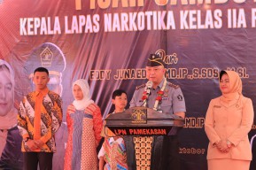 Lapas Narkotika Kelas IIA Pamekasan Kanwil Kemenkumham Jatim Resmi Berganti Nakhoda