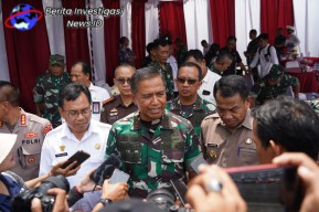 Dampingi Kunjungan Pangdam IX Udayana di Lokasi Pilot Project Ketahanan Pangan Budidaya Bandeng