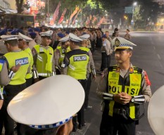 Polrestabes Surabaya Terjunkan 482 Personil Amankan Gerak Jalan Perjuangan Mojosuro