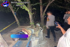 Penemuan Orang Meninggal di Sekitar Kawasan Polres Bandara, Petugas Lakukan Evakuasi