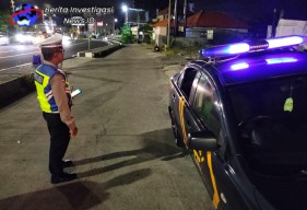 Wujudkan Kamtibmas Kondusif, BLP Polsek Kutsel Mobiling Disepanjang Jalan