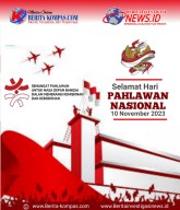 Segenap Direksi dan Anggota Media BeritaInvestigasinews.id Mengucapkan Selamat Hari Pahlawan Nasional
