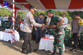 Apel Gelar Kesiapan Pasukan Pengamanan Pemilu Tahun 2024