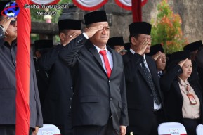 Gelorakan Semangat Juang, Kakanwil Kemenkumham Bali Hadiri Upacara Peringatan Hari Pahlawan ke 78