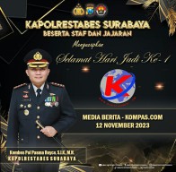 Kombes Pol Pasma Royce, Mengucapkan HUT Ke- 1 Tahun Kepada Berita-Kompas.com Semoga Makin Eksis