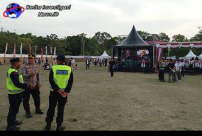 Polsek Dentim Mengamankan Reuni Akbar dan Konser Funtastic Glory 17th