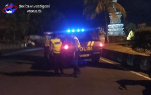 Blue Light Patrol Polsek Dentim Tergelar, Malampun Tenang Keamanan Terjamin