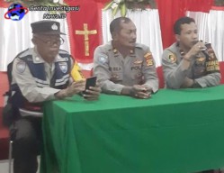 Kapolsek: "Mari Bersama Polri Menjaga Situasi Tetap Kondusif"