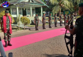 Pangdam Kunjungi Kodim 1628 Sumbawa Berikan Arahan kepada Prajurit, PNS dan Persit