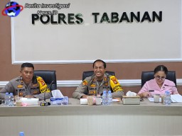 Kapolres Pimpin Rapat Persiapan Kunjungan Kapolda Bali ke Polres Tabanan