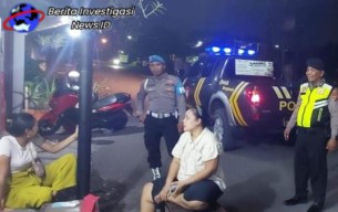 Peran Vital Blue Light Patrol Polsek Dentim Beri Keamanan di Malam Hari