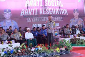 Polda Jatim Gelar Bakti Sosial dan Pengobatan Gratis di Madura, PCNU Sampang Beri Apresiasi