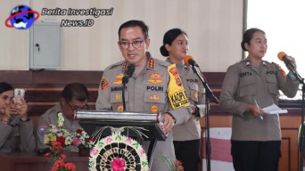 Polresta Denpasar Terima Kunker Kapolda Bali, Cek Kesiapan Pengamanan Pemilu 2024