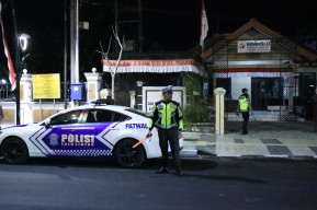 Harkamtibmas, Polres Bojonegoro Bersama Kodim 0813 Gelar Patroli Skala Besar