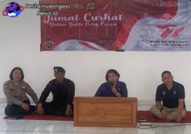 Polda Bali Laksanakan Jumat Curhat kepada Jamaah Masjid At Taufiq Mako Brimob Tohpati