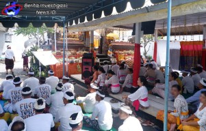 Rahina Tumpek Wayang, Rutan Gianyar Gelar Piodalan Padmasana Rutan Gianyar