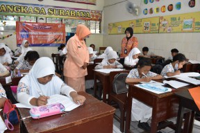 Tingkatkan Kemampuan Diri, Siswa SD Angkasa Lanud Muljono Ikuti Babak Seleksi AMSO