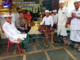 Sosialisasi, Imbauan Kamtibmas dan Sambangi Tokoh Adat di Banjar Kehen