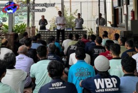 Kalapas Kerobokan Beri Penguatan Tamping Bengker pada Seksi Giatja