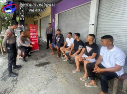Minggu Kasih Satuan Samapta Jalin Kerja Sama Jaga Situasi Kamtibmas