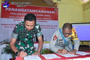 Pangdam IX Udayana dan Kapolda NTT Teken PKS