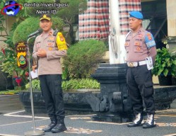 Wakapolres Kompol Made Prama Pimpin Apel Perdana