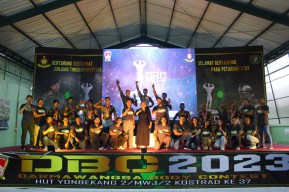 Kuatkan Gaya Hidup Sehat Masyarakat, Gelar Kompetisi Tarung Otot di Event Body Contest Danyon Bekang 2 Kostrad