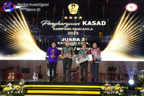 Penghargaan Kasad Kampung Pancasila 2023