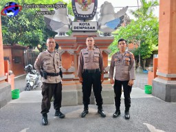 Satgas Preventif OMB Tingkatkan Intensitas Pengamanan Kawal KPU Kota Denpasar