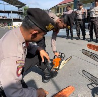 Musim Hujan Tiba, Polres Blitar Siapkan Personel dan Peralatan Penanganan Bencana