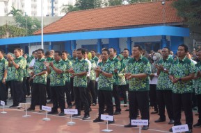 Komitmen Pengembangan Karir, Perumda Delta Tirta Sidoarjo Angkat 132 Karyawan Kontrak Jadi Pegawai Tetap