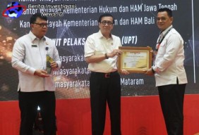 Kanwil Kemenkumham Bali Raih Penghargaan Pelaksana RB dan Kinerja Terbaik