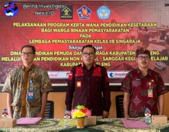 Usai Ikuti Kejar Paket, WBP Lapas Singaraja terima Rapor