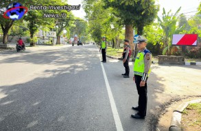 Satgas III OMB Atur Arus Lalin depan KPU Bali