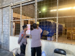Pastikan Keamanan, Karendal Ops Cek Gudang Logistik Pemilu 