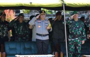Kapolda Bali Hadiri Upacara Hari Juang Infanteri Ke 75 TNI AD