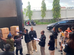  Polresta Denpasar Laksanakan Pengamanan Logistik Pemilu