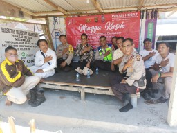 Minggu Kasih Polsek Kuta Selatan Bahas Permasalahan Kamtibmas di Masyarakat 