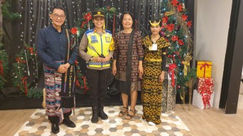 Kapolsek Densel Cek Kesiapan Pengamanan Ibadah Nataru di Sejumlah Gereja
