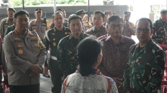 Troligab TPP Danrem, Dandim dan Kapolresta Denpasar Amankan Ibadah Natal